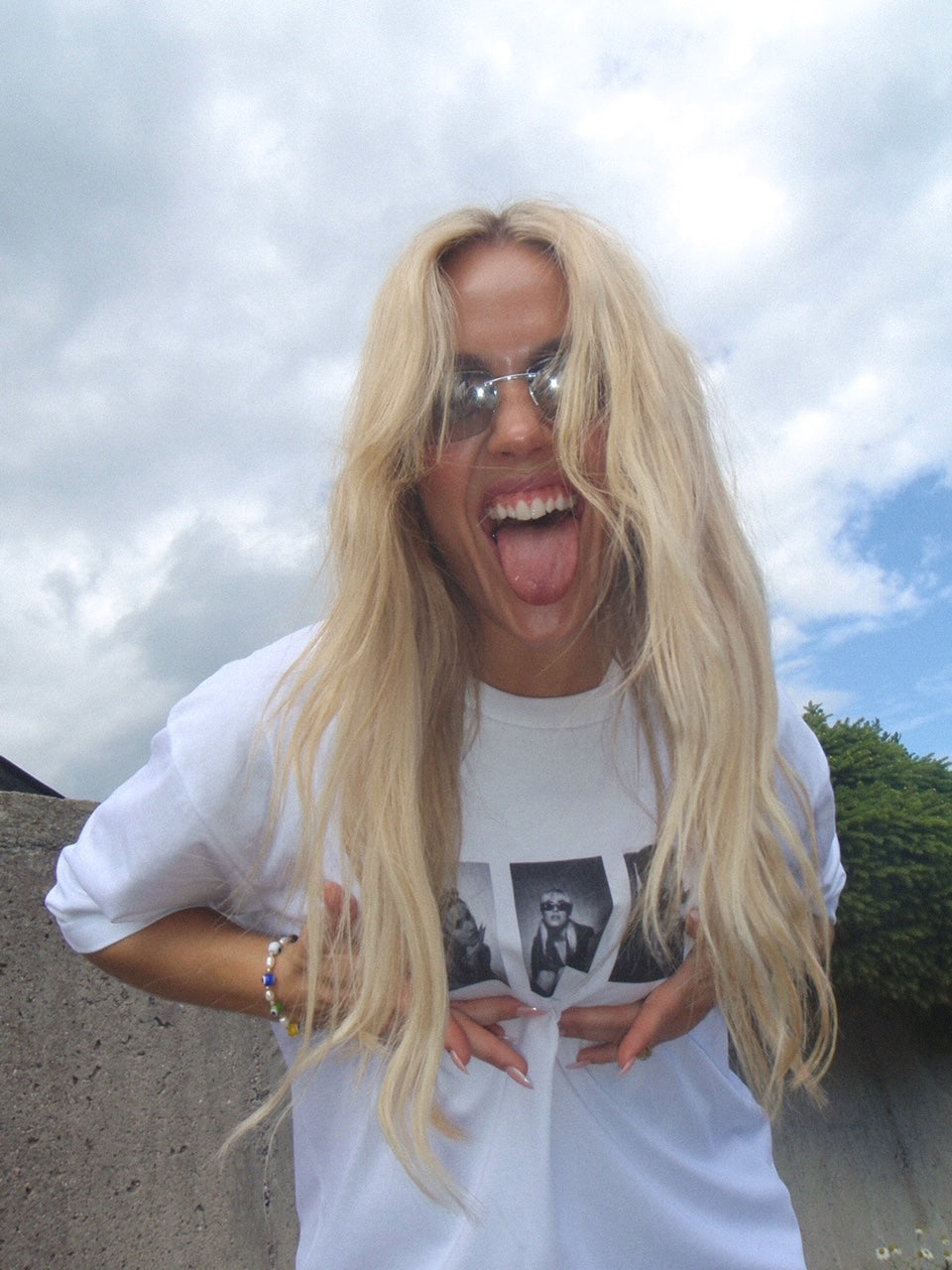 Julie Bergan White T-shirt