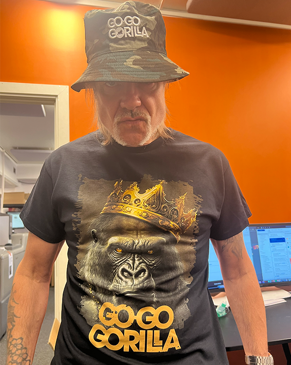 LIMITED EDITION GO-GO GORILLA T-SHIRT