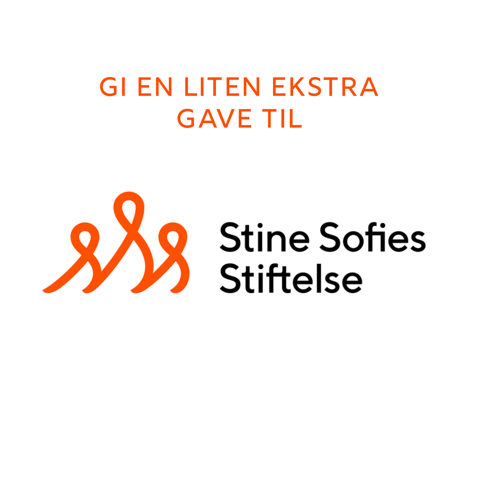 Give an extra amount to Stine Sofies Stiftelse