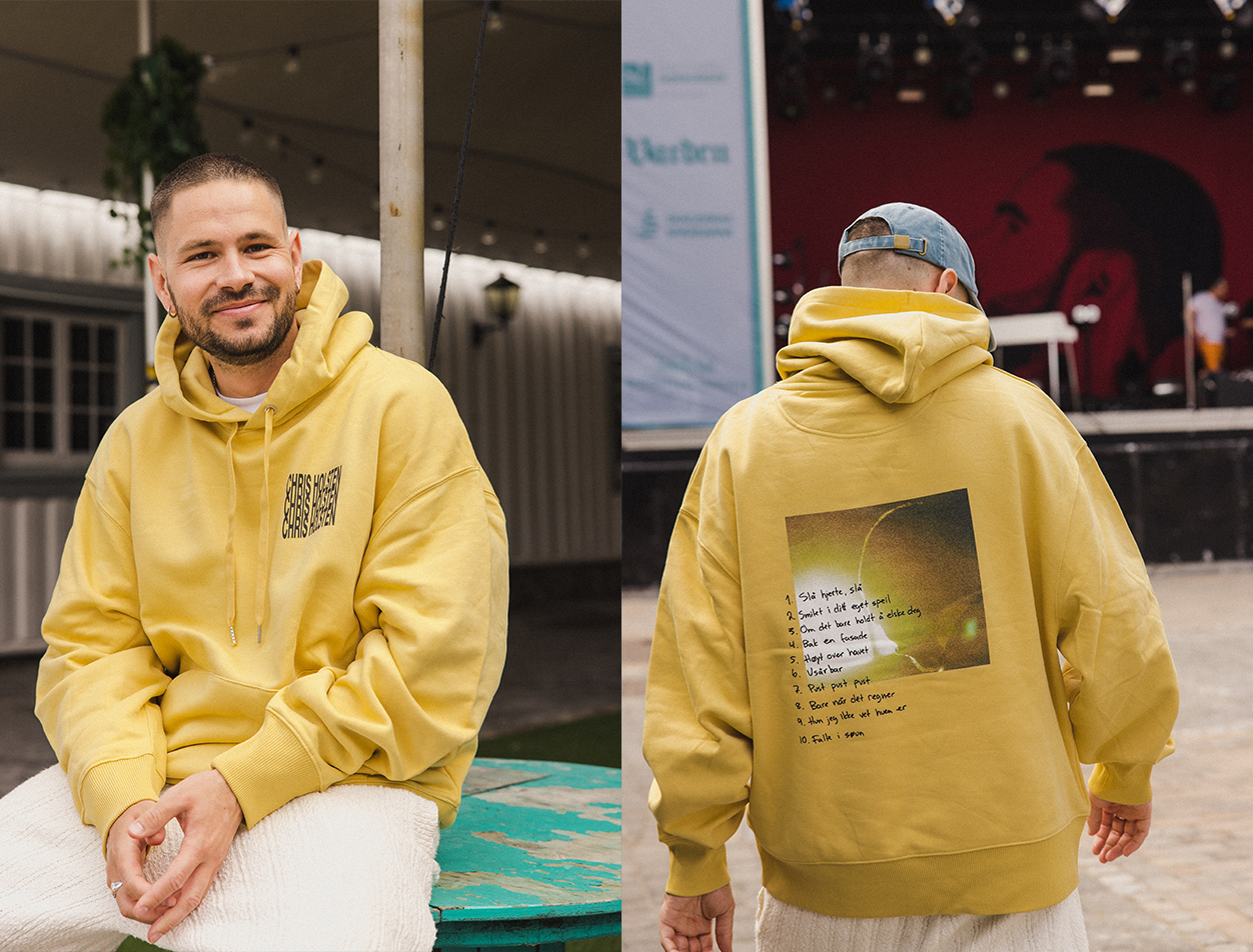 Behind A Facade Yellow Hoodie