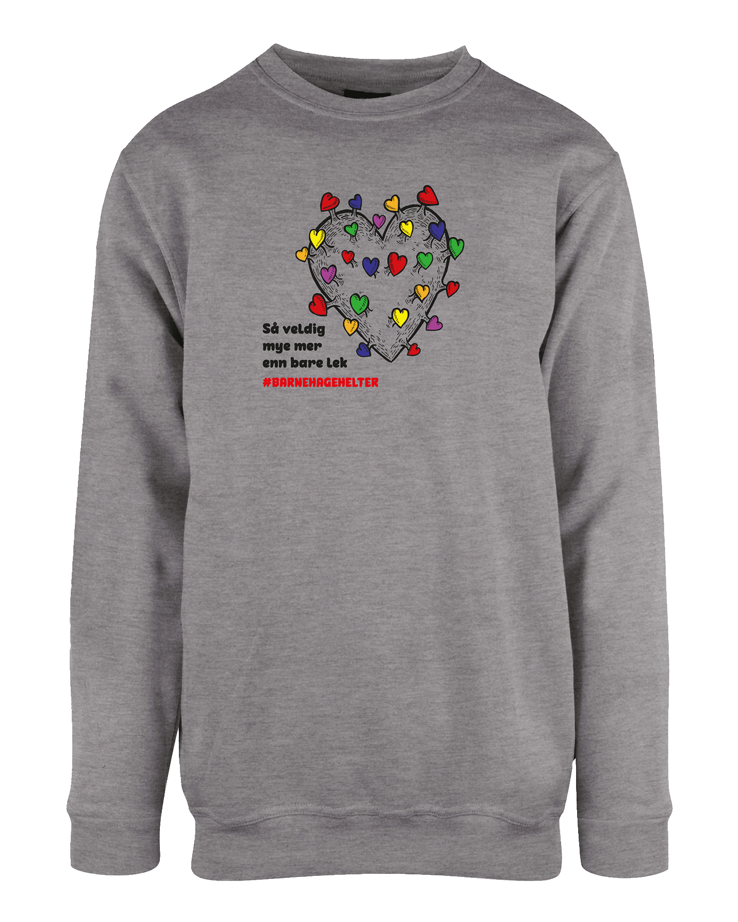Kindergarten Heroes Sweater Gray 