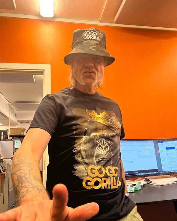 LIMITED EDITION GO-GO GORILLA T-SHIRT