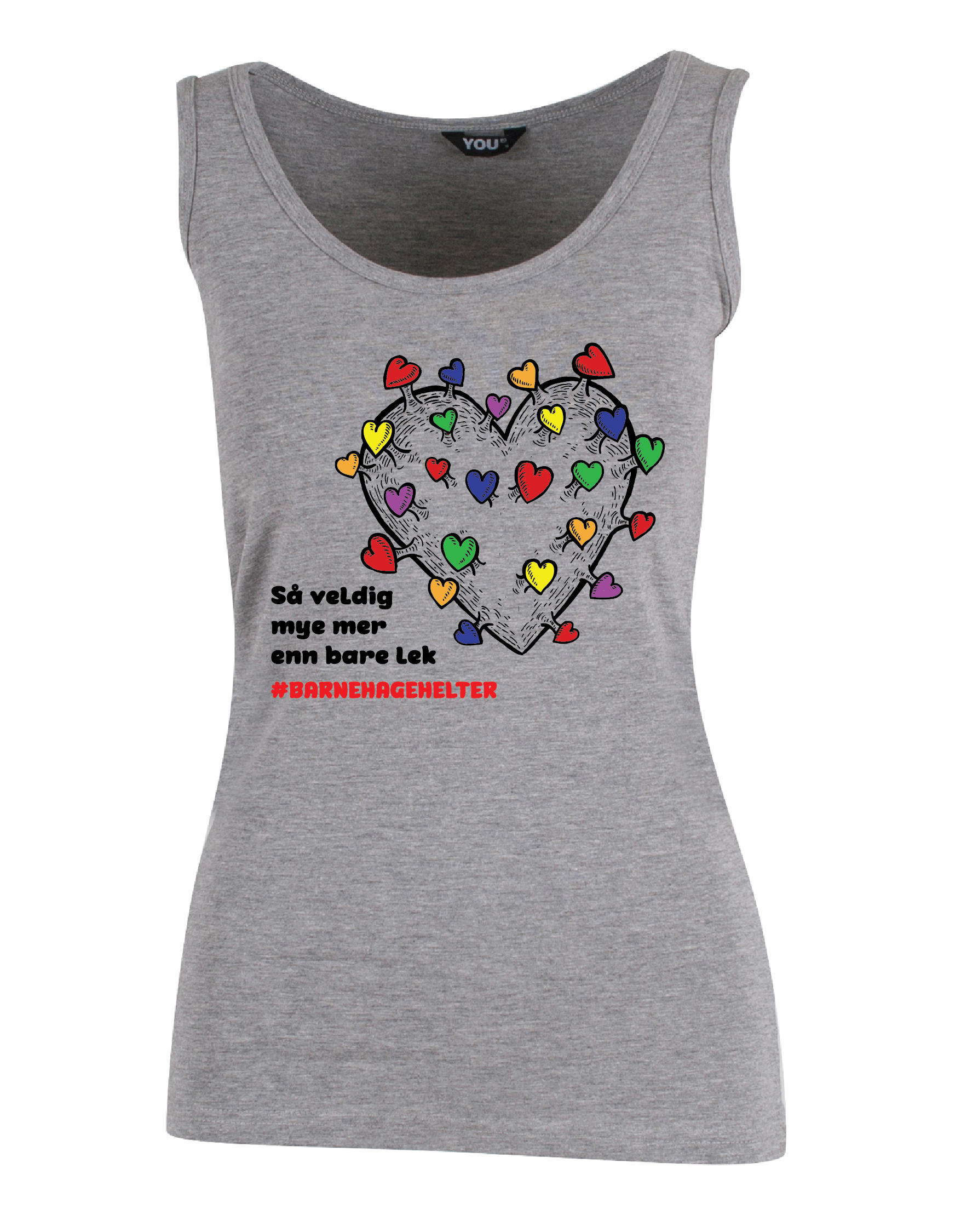 Kindergarten Heroes Gray Singlet 