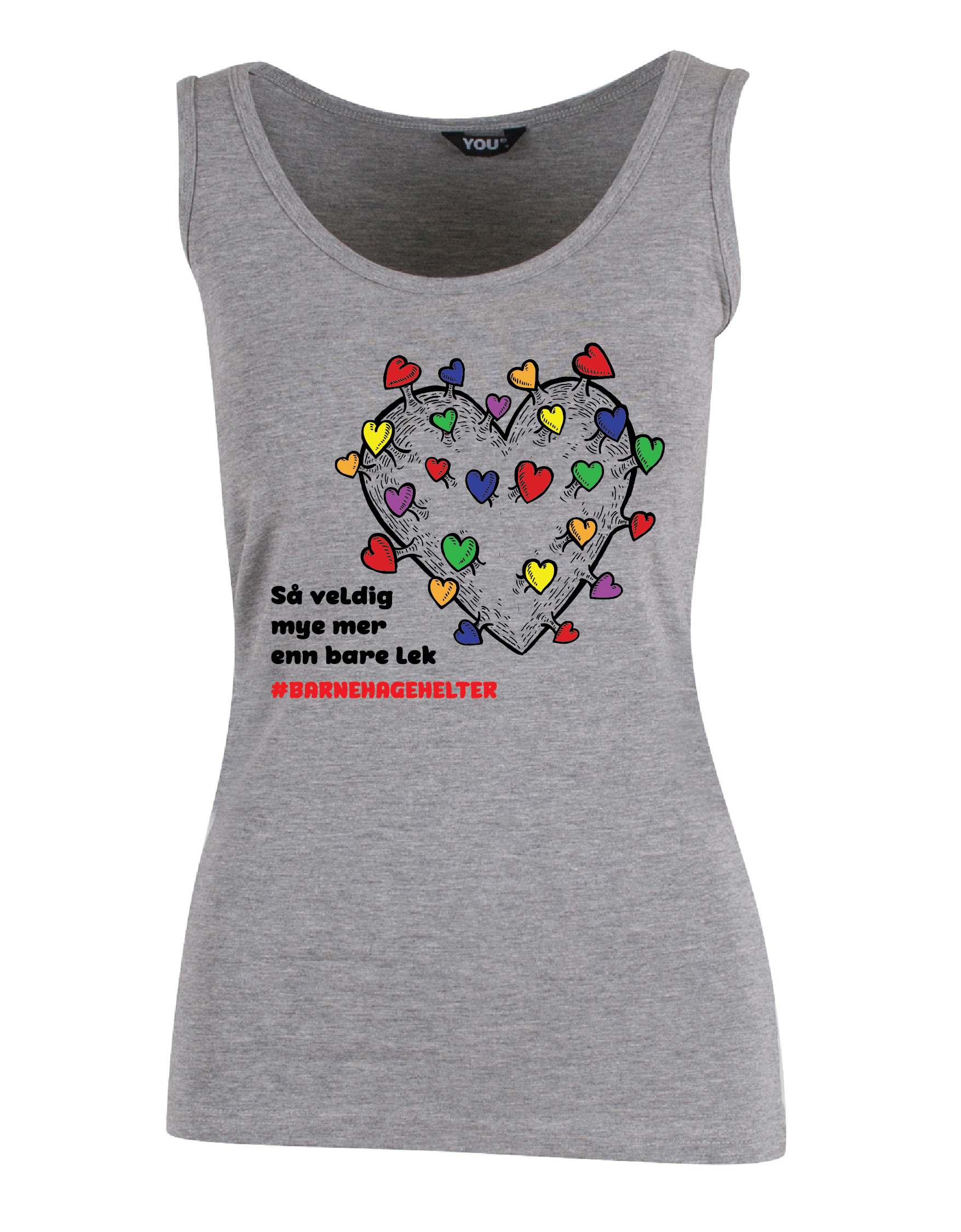 Kindergarten Heroes Gray Singlet 